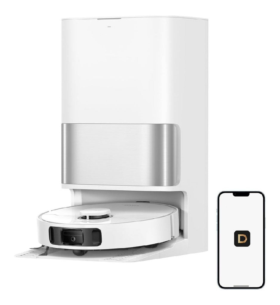 Ultra L40 A Robot appareil de nettoyage et laveur possedant vidage automatique de la poussiere ainsi que double systeme antinuds aspiration de 24 000 Pa levage de serpillieres a 105 mm base multifonction nett