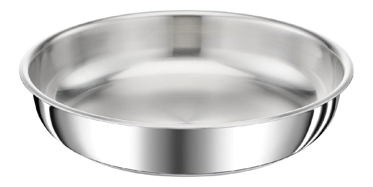 Ingenio Poele Preference Acier Inoxydable Induction 24 cm Poele et casserole induction empilable avec poignee amovible brevetee destine a gain du place et preparation culinaire polyvalente au four