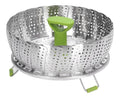 18cm Vapeur Panier a 28cm Multifonction Pliable Panier Vapeur Acier Inoxydable Retractable Vapeur Ustensiles de Cuisine Accessoire destine a Cuire a une Vapeur Legumes Petits Pains Fruits de Mer Large