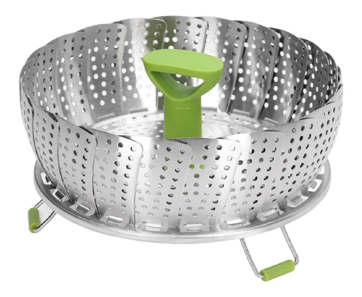 18cm Vapeur Panier a 28cm Multifonction Pliable Panier Vapeur Acier Inoxydable Retractable Vapeur Ustensiles de Cuisine Accessoire destine a Cuire a une Vapeur Legumes Petits Pains Fruits de Mer Large