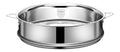 destine a Vapeur Panier Boulettes s'adapte a Differentes Tailles De Casseroles Paniers CuitVapeur Inoxydable Polyvalent Panier a Vapeur pour Legumes26CM